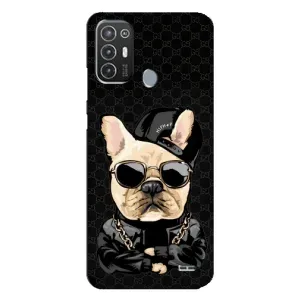 Чохли з крутими принтами для TECNO Pop 6 Pro (BE8) - (PREMIUMPrint) (Стильна собака)