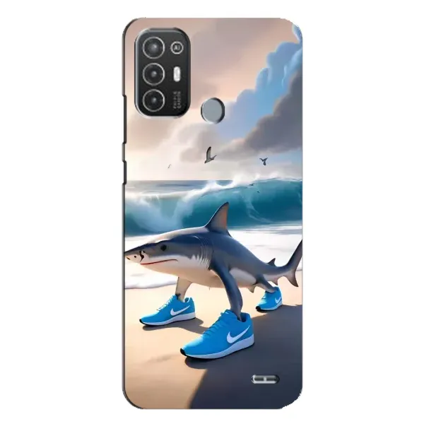 Чохол з принтом «Тралалело тралала» для TECNO Pop 6 Pro (BE8)