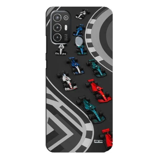 Чохол з принтом «Траса Ф1» для TECNO Pop 6 Pro (BE8)