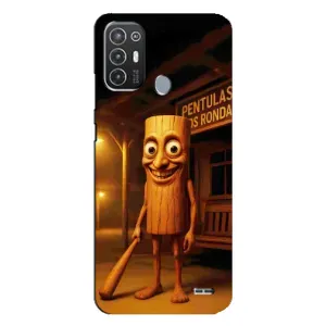 Чохол з мемом Тралалело тралала на TECNO Pop 6 Pro (BE8) (Тунг тунг сахур)