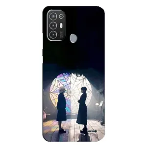 Чохли Венсдей на TECNO Pop 6 Pro (BE8) Уенсдей (AlphaPrint) (Венздей та Інід)