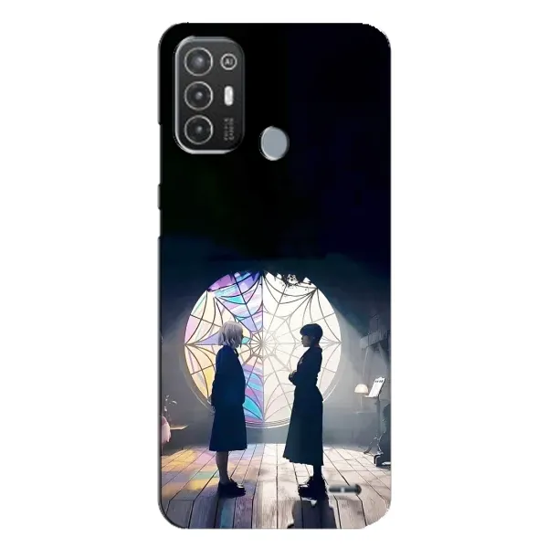 Чехол с принтом «Уэнздей и Инид» для TECNO Pop 6 Pro (BE8)