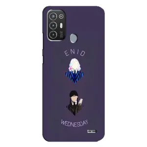 Чохли Венсдей на TECNO Pop 6 Pro (BE8) Уенсдей (AlphaPrint) (Венздей і подруга)