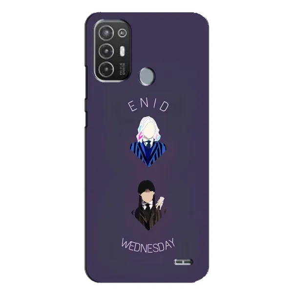 Чехол с принтом «Уэнздей и подруга» для TECNO Pop 6 Pro (BE8)