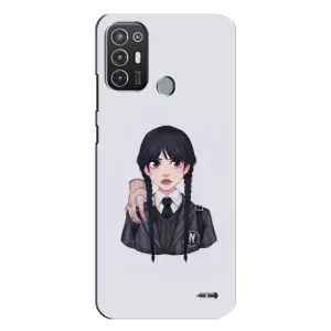 Чохли Венсдей на TECNO Pop 6 Pro (BE8) Уенсдей (AlphaPrint) (Венздей і Річ)