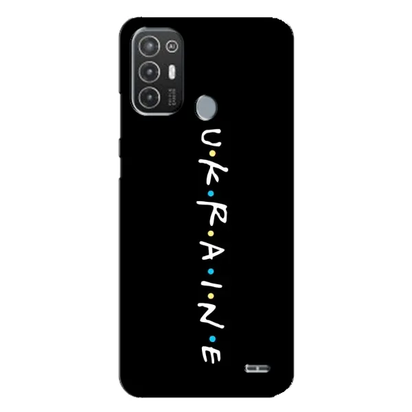 Чехол с принтом «UKRAINE» для TECNO Pop 6 Pro (BE8)