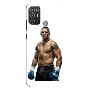 Чохол з картинкою Олександр Усик для TECNO Pop 6 Pro (BE8) (Усик на білому)