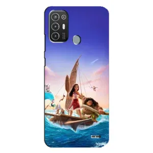 Чохол з мультфільмом Ваяна TECNO Pop 6 Pro (BE8) (Команда Ваяна Мауї)