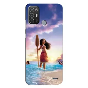 Чохол з мультфільмом Ваяна TECNO Pop 6 Pro (BE8) (Моана з веслом)