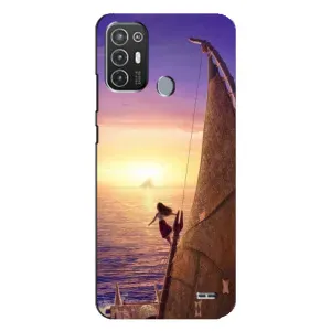 Чохол з мультфільмом Ваяна TECNO Pop 6 Pro (BE8) (Захід сонця Ваяна)