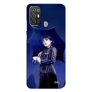 Силіконовий чохол з картинкою для TECNO Pop 6 Pro (BE8) (Венсдей)