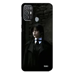 Чохол з дизайном Венздей 2 на TECNO Pop 6 Pro (BE8) (Темний стиль Венздей)