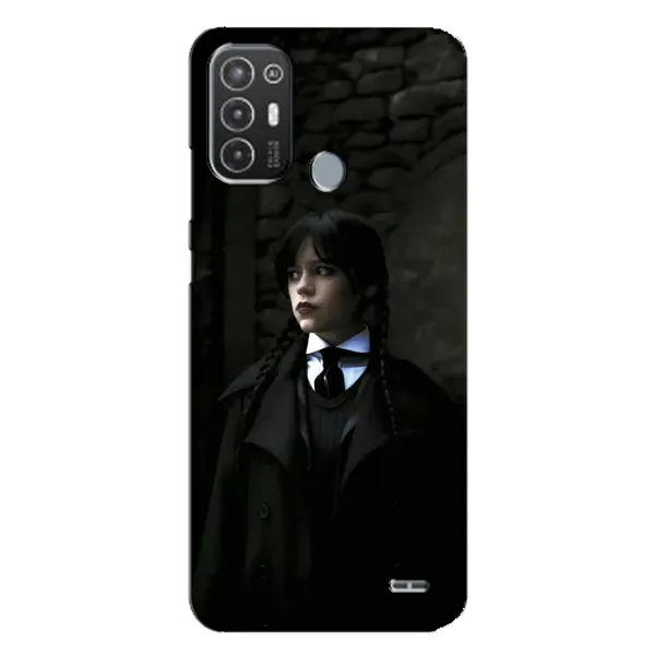 Чохол з принтом «Темний стиль Венздей» для TECNO Pop 6 Pro (BE8)