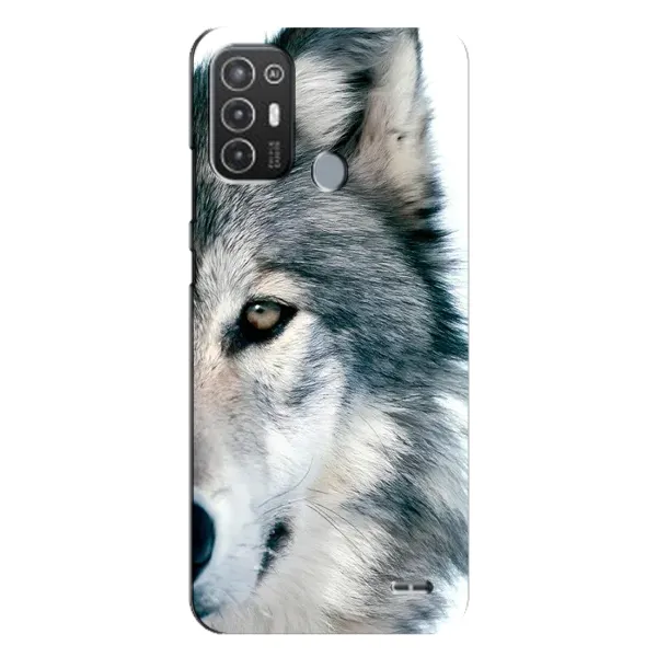 Чохол з принтом «Вовк» для TECNO Pop 6 Pro (BE8)