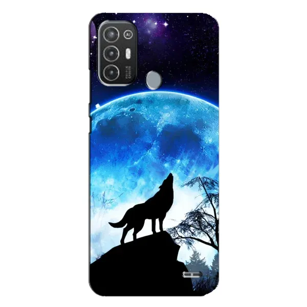 Чохол з принтом «Вовк на місяць» для TECNO Pop 6 Pro (BE8) Чохол з принтом «Вовк на місяць» для TECNO Pop 6 Pro (BE8)