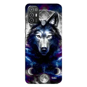 Чохол з принтом «Вовк» для TECNO Pop 6 Pro (BE8)