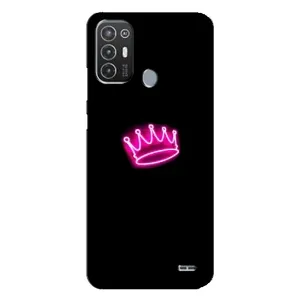 Чохол з Короною ТЕСNО Рop 6 Рro (BE8) - (AlphaPrint) (Яскрава корона)