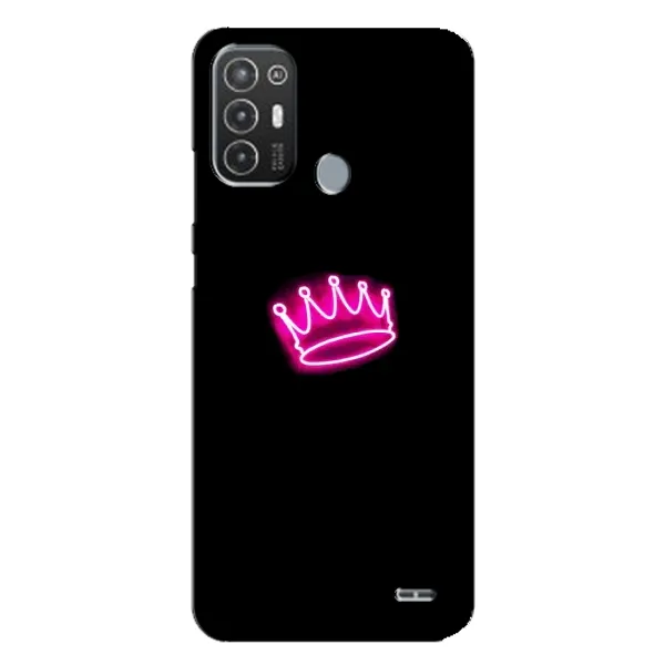 Чохол з принтом «Яскрава корона» для TECNO Pop 6 Pro (BE8)