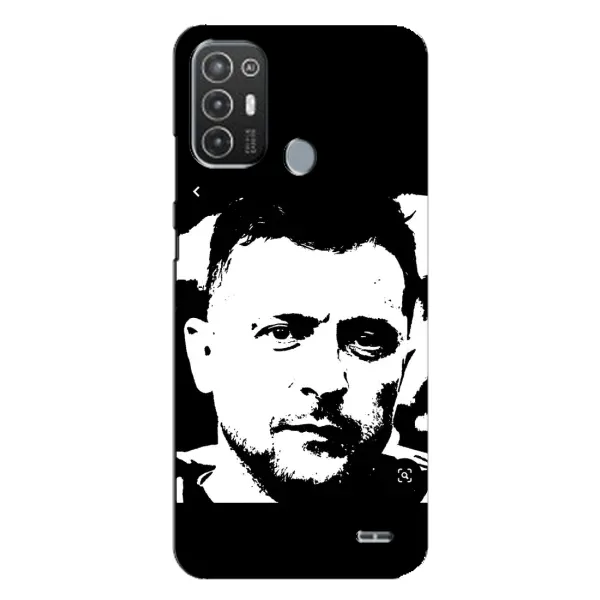 Чехол с принтом «Зеленский АРТ» для TECNO Pop 6 Pro (BE8)
