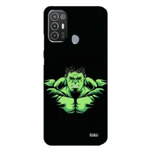 Чохли з героями Марвел TECNO Pop 6 Pro (BE8) (VPrint) (Зелений Халк)