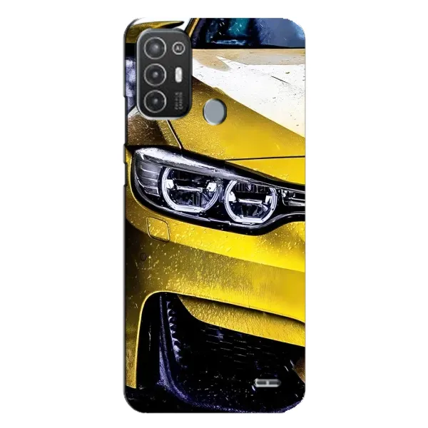 Чехол с принтом «Желтая машина» для TECNO Pop 6 Pro (BE8)