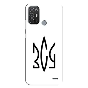 Чохли для TECNO Pop 6 Pro (BE8) Укр. Символіка (AlphaPrint) (ЗСУ герб)