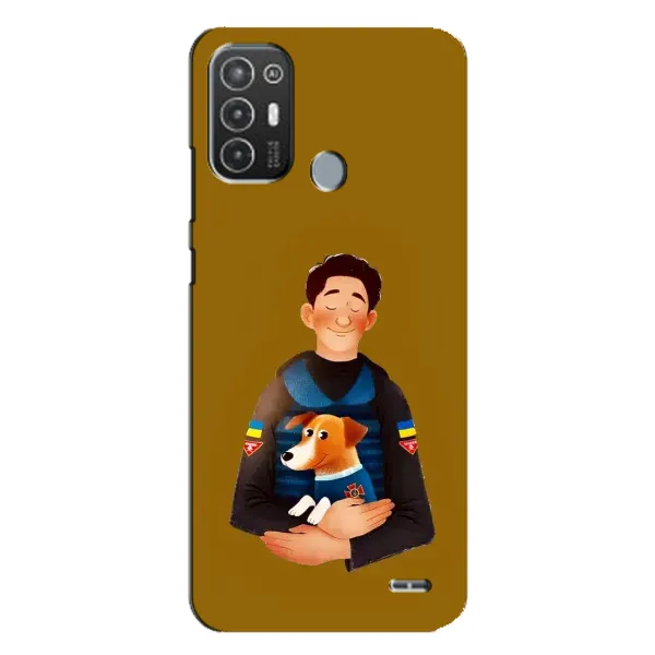 Чехол с принтом «ЗСУ Патрон» для TECNO Pop 6 Pro (BE8)