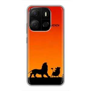 Чохол Король лев на ТЕСNO Рop 7 Рro (Акуна Матата закат)