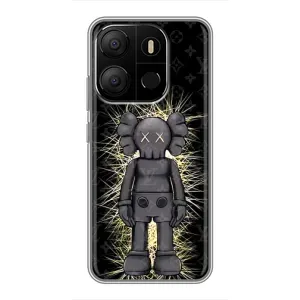 Чохли для Tecno Pop 7 Pro - Bearbrick Louis Vuitton (PREMIUMPrint) (Bearbrick LV)