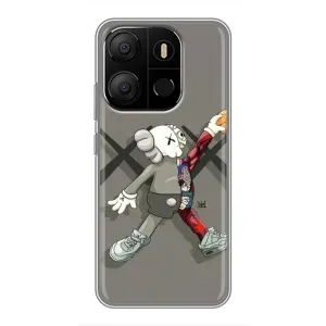 Чохли для Tecno Pop 7 Pro - Bearbrick Louis Vuitton (PREMIUMPrint) (Беарбрік Джордан)
