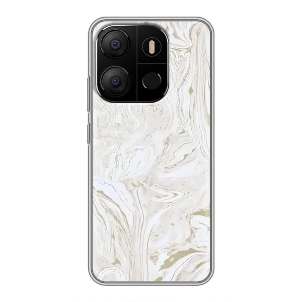 Чохол з принтом «Білий мрамор» для TECNO Pop 7 Pro