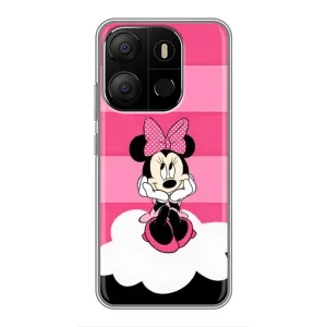 Міккі Маус чохол для Tecno Pop 7 Pro (AlphaPrint - Мультяшні) (Дівчинка Maus)