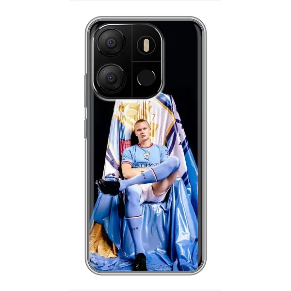 Чехол с принтом «футболист Холанн» для TECNO Pop 7 Pro