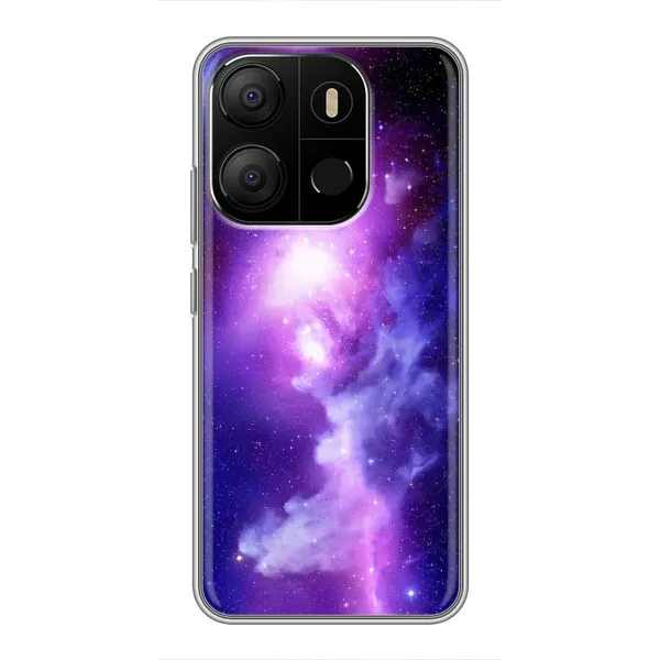 Чехол с принтом «Галактика» для TECNO Pop 7 Pro