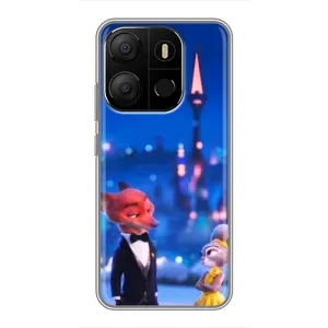 Чохол Зоотрополіс на Tecno Pop 7 Pro (Романтичний вечір Зоотрополіс)