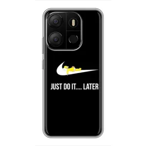 Чjхол з Сімпсонами для Tecno Pop 7 Pro (VPrint) (Гомер Later)
