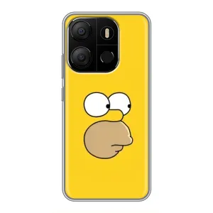 Чjхол з Сімпсонами для Tecno Pop 7 Pro (VPrint) (Гомер)