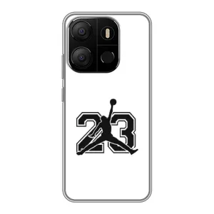 Чохли для Tecno Pop 7 Pro - з картинкою JORDAN (AlphaPrint) (Jordan 23)