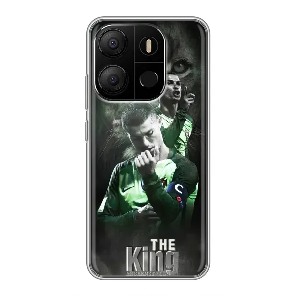 Чохол з принтом «Крістіано Лев» для TECNO Pop 7 Pro