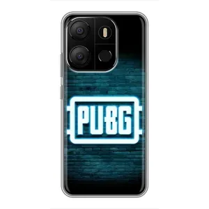 Чеjхол PUBG для ТЕСNO Рop 7 Рro (AlphaPrint) (Лого PUBG)