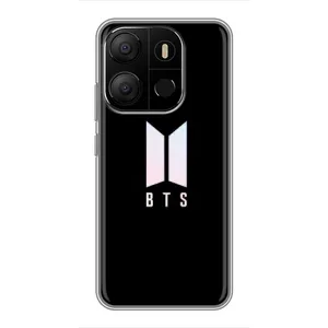 Чехол с принтом «Лого BTS» для TECNO Pop 7 Pro