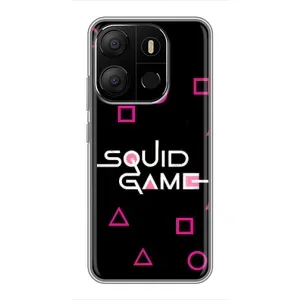 Чохол Гра в кальмара для Tecno Pop 7 Pro (Патерн Гра кальмара)
