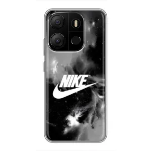 Чохол для Tecno Pop 7 Pro - з принтом Найк (AlphaPrint) (Лого Найк)