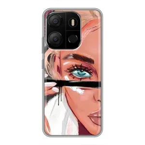 Чехол с печатью для Tecno Pop 7 Pro - (Мода) (AlphaPrint)
