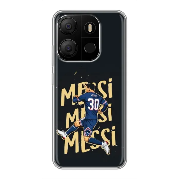 Чохол з принтом «Messi ПСЖ» для TECNO Pop 7 Pro