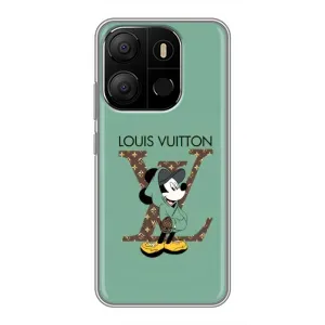 Чохли Луі Вітон для Tecno Pop 7 Pro (AlphaPrint - LOUIS VUITTON) (Міккі Маус LV)
