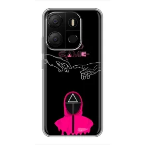 Чохол Гра в кальмара для Tecno Pop 7 Pro (Мінімалізм Гра кальмара)