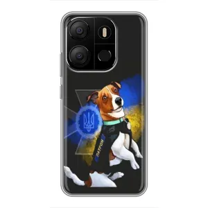 Чехлы с картинкой собаки Патрон для Tecno Pop 7 Pro (AlphaPrint) (Патрон собачка)