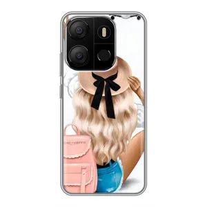 Чохол з друком для Tecno Pop 7 Pro - (Мода) (AlphaPrint) (Подорож)