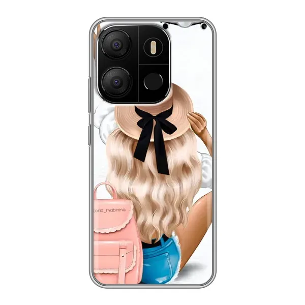 Чохол з принтом «Подорож» для TECNO Pop 7 Pro